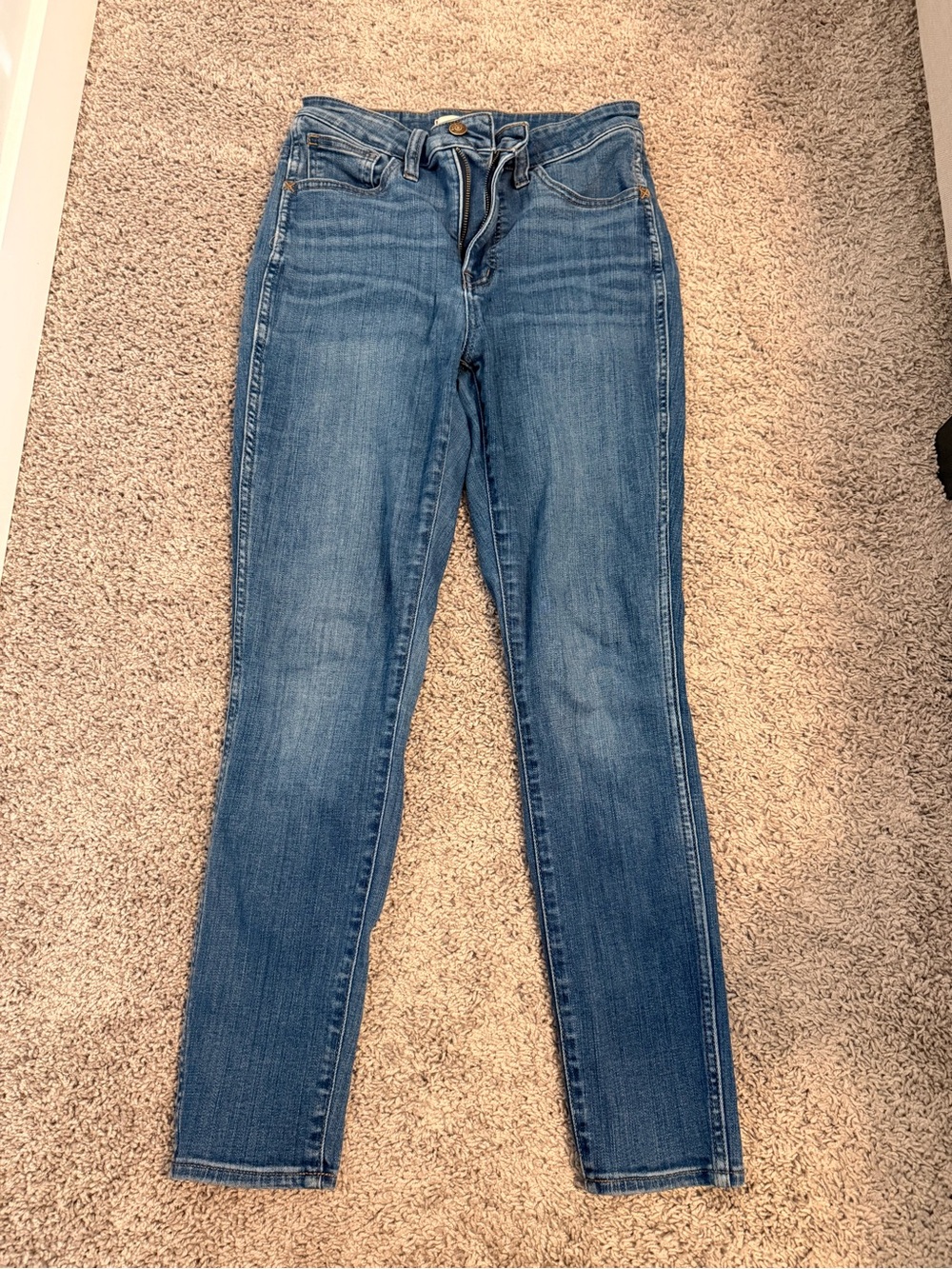 Madewell Medium Blue Skinny Jeans